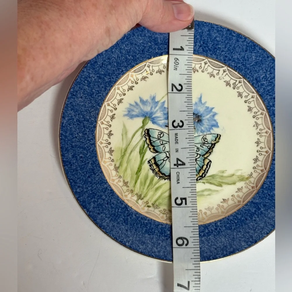 Vintage Steubenville Butterfly Decorative Plate